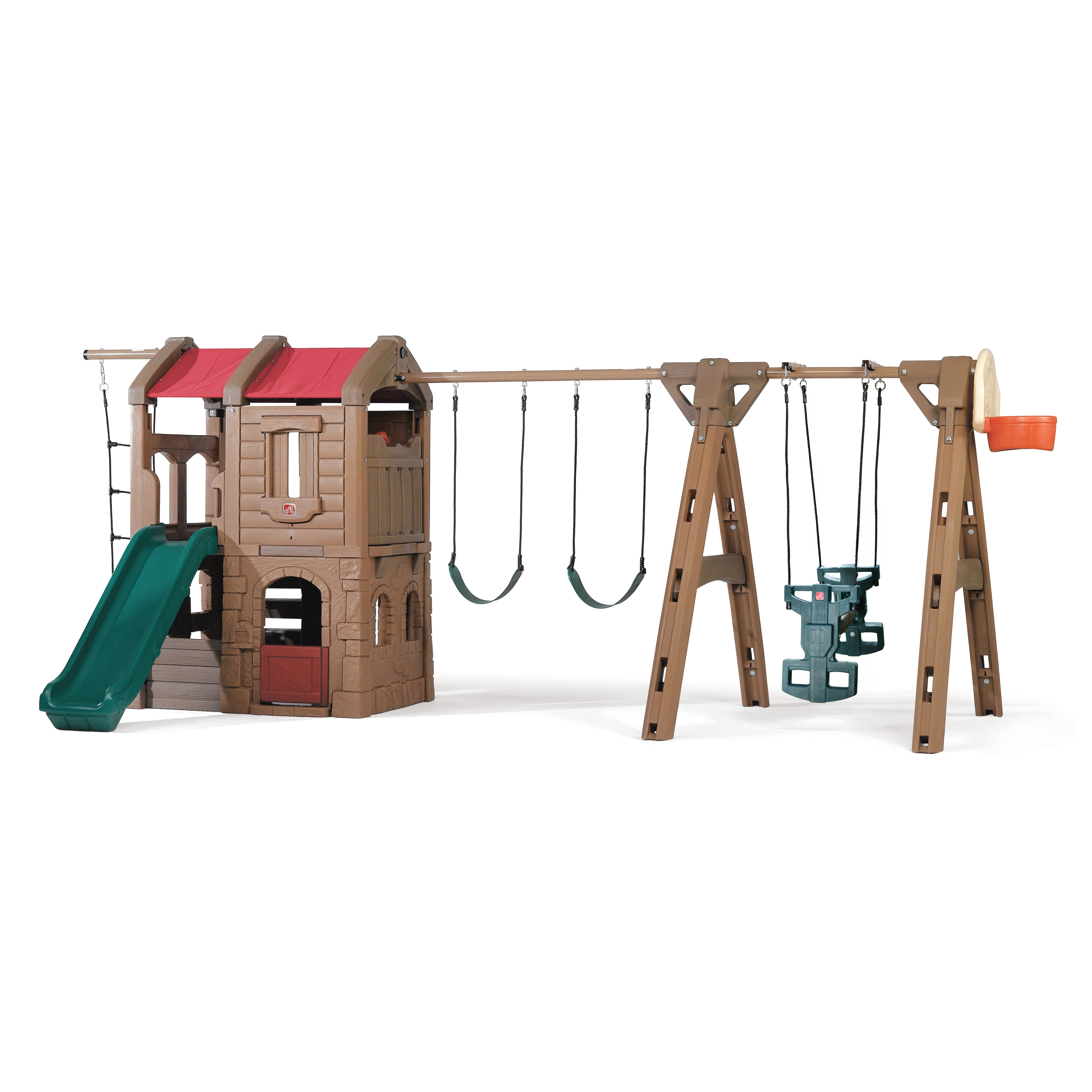 Step2 Naturally Playful Adventure Lodge Center Swing Set and